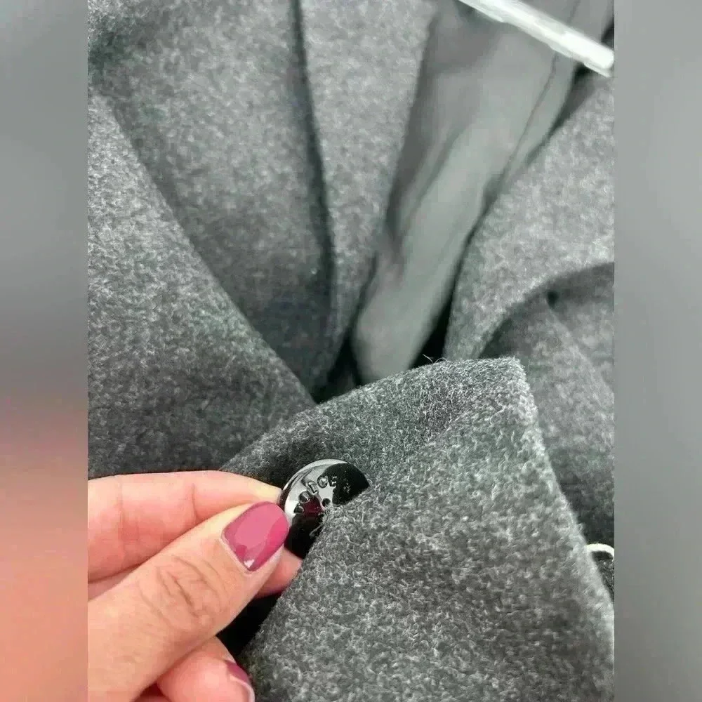 NWT DOLCE & GABBANA Coat Jacket Grey Wool Single Breasted IT54/US44/XXL $3000